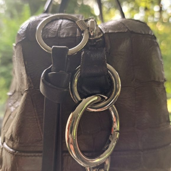 Coach Crocodile Embossed Chelsea Satchel /Crossbody Great Condition - Picture 6 of 14